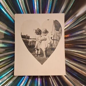 Heart-Shaped Vintage Photo Art